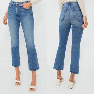 Mother Jeans in the hustler ankle jean in scenic route wash